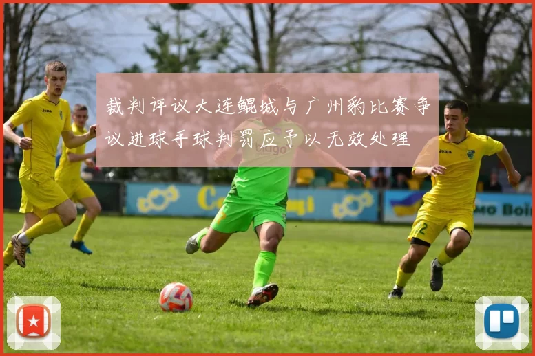 裁判评议大连鲲城与广州豹比赛争议进球手球判罚应予以无效处理